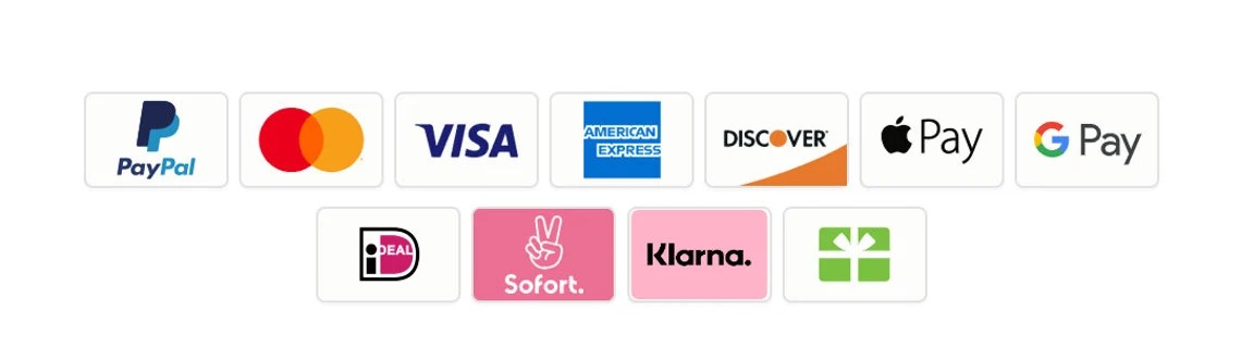 Payment Options Supported